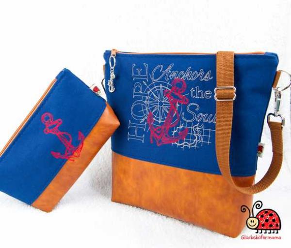 Set Tasche u. Einleger "Hope Anchors the Soul"